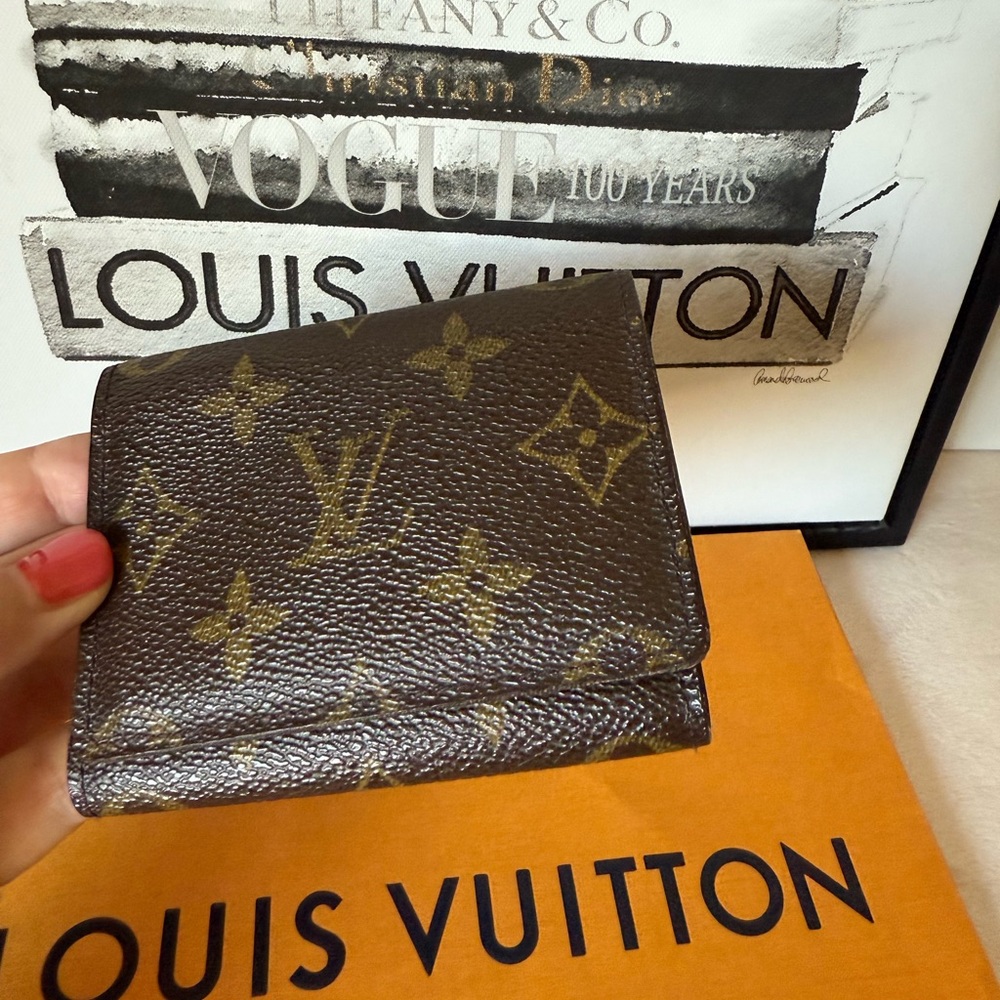 Louis Vuitton Brown Monogram Card Case Mini Wallet - Picture 7 of 16